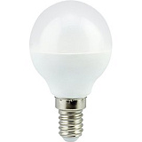 Лампа светодиодная Ecola globe   LED  7,0W G45  220V E14 2700K шар (композит) 77x45