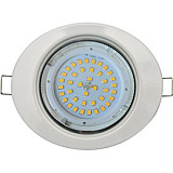  Ecola GX53 FT3238 светильник встр. без рефл. Эллипс белый 41x126x106