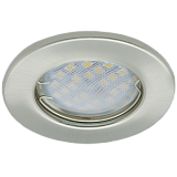  Ecola Light MR16 DL90 GU5.3 Светильник встр. плоский Сатин-Хром 30x80