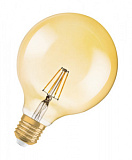 Лампа светодиодная 1906LEDGL40 4W/824 230V FIL E27 FS1OSRAM