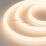 Светодиодная лента герметичная MOONLIGHT-TOP-A336-D25mm 24V Warm3000 360deg (14.4 W/m, IP65, 2835, 5m, wire x2) (Arlight, Прямой выво
