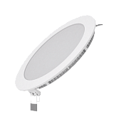 Светильник встраиваемый Gauss LED, 15W, 990lm, 2700K, Ø170x22мм, IP20, белый