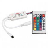 Контроллер LN-WIFI-IR24B-2 (12-24V, 72-144W, ПДУ 24кн, RGB)