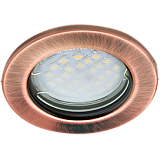  Ecola Light MR16 DL90 GU5.3 Светильник встр. плоский Черненая Медь 30x80 - 2pack