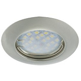  Ecola Light MR16 DL92 GU5.3 Светильник встр. выпуклый Сатин-Хром 30x80