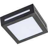 Ecola GX53 LED 3082W светильник накладной IP65 матовый Квадрат металл. 1*GX53 Черный 136x136x55