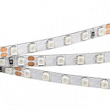 Светодиодная лента RT 2-5000 24V Blue 5mm 2x (3528, 600 LED, LUX) (Arlight, 9.6 Вт/м, IP20)
