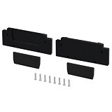 Заглушка STRETCH-41-CEIL-CENTER BLACK (Arlight, Алюминий)