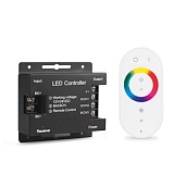 Контроллер для RGB 288W 24А с сенсорным пультом управления цветом (белый)