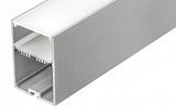 Профиль с экраном SL-LINE-4970-2500 ANOD+OPAL (Arlight, Алюминий)
