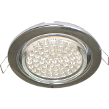  Ecola GX53 H4 Downlight without reflector_chrome (светильник) 38x106 - 2pack