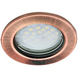  Ecola Light MR16 DL90 GU5.3 Светильник встр. плоский Черненая Медь 30x80 - 2pack