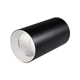 Светильник накладной SP-POLO-R85-1-15W Warm White 40deg (Black, White Ring) (Arlight, IP20 Металл, 3 года)