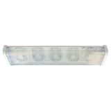 Ecola Light GX53 LED ДПО12-2х8-001 светильник  прямоугольный накладной 5*GX53 прозрачный белый 638х165х70