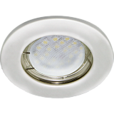  Ecola Light MR16 DL90 GU5.3 Светильник встр. плоский Перламутровое серебро 30x80