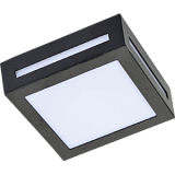 Ecola GX53 LED 3082W светильник накладной IP65 матовый Квадрат металл. 1*GX53 Черный 136x136x55
