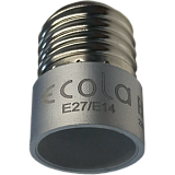 Ecola base Переходник с цоколя E27 на E14 Серебряный