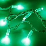 Светодиодная гирлянда ARD-STRING-CLASSIC-10000-WHITE-100LED-STD GREEN (230V, 7W) (Ardecoled, IP65)