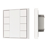 INTELLIGENT ARLIGHT Кнопочная панель KNX-301-22-8-SH-IN White (BUS, Frame) (IARL, IP20 Пластик, 3 го
