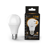 Лампа Gauss LED A60 10W E27 880lm 2700K step dimmable 1/10/50