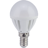 Лампа светодиодная Ecola Light Globe  LED 4,0W G45 220V E14 2700K шар 77x45