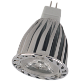 Лампа светодиодная Ecola Light MR16 LED  6,0W 220V GU5.3 2800K 38° (ребристый алюм. радиатор) 66х50