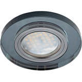  Ecola MR16 DL1650 GU5.3 Glass Стекло Круг Черный / Черный хром 25x95