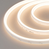 Светодиодная лента герметичная MOONLIGHT-TOP-U-A156-13x12mm 24V Warm3000 (11 W/m, IP67, 5m, wire x2) (Arlight, Боковой вывод кабеля)