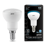 Лампа светодиодная Лампа Gauss LED Reflector R50 E14 6W 4100K 1/10/50