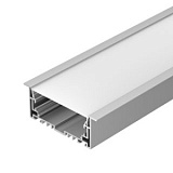 Профиль с экраном S2-LINIA94-F-2500 ANOD+OPAL (Arlight, Алюминий) 021178