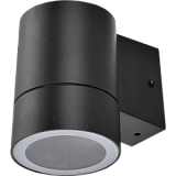Ecola GX53 LED 8003A светильник накладной IP65 прозрачный Цилиндр металл. 1*GX53 Черный 114x140x90