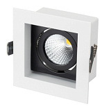 Светильник CL-SNODO-LUM-S102x102-9W Warm3000 (WH-BK, 38 deg) (Arlight, IP20 Металл, 3 года)