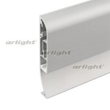 Профиль с экраном ARH-PLINTUS-INT-2500 ANOD+OPAL (Arlight, Алюминий)