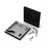 Заглушка SL-LINE-2011M SQUARE BLACK глухая (Arlight, Пластик)