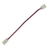 Ecola LED strip connector соед. кабель с двумя 2-х конт. зажимными разъемами  8mm 15 см. уп. 3 шт.