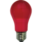 Лампа светодиодная Ecola classic   LED color  8,0W A55 220V E27 Red Красная 360° (композит) 108x55