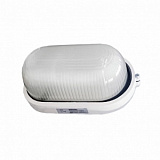 Светильник НПП-60w овальный без решетки IP54 (1401 бел.) LNPP0-1401-1-060-K01