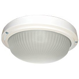 Ecola Light GX53 LED ДПП 03-18-103 светильник  Круг накладной 3*GX53 матовое стекло IP65 белый 280х280х90