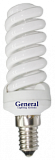 Энергосберегающая лампа  GENERAL GFSP 15 E14 6500 СПИРАЛЬ 34х117 730002