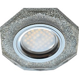  Ecola MR16 DL1652 GU5.3 Glass Стекло 8-угольник с прямыми гранями Серебряный блеск / Хром 25x90