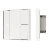 INTELLIGENT ARLIGHT Кнопочная панель KNX-301-22-4-SH-IN White (BUS, Frame) (IARL, IP20 Пластик, 3 года)