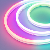 Светодиодная лента герметичная DMX MOONLIGHT-SIDE-B84-12x17mm 24V RGB-PX7 (18 W/m, IP67, 5m, wire x2) (Arlight, -)
