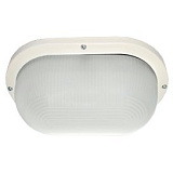 Ecola Light GX53 LED ДПП 03-9-102 светильник Овал накладной 2*GX53 матовое стекло IP65 белый 280х175х105