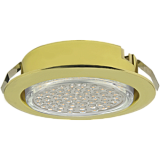  Ecola GX53 DL Светильник Встраиваемый (для твер. пов. и мебели) Золото  26х103
