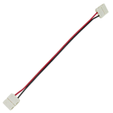 Ecola LED strip connector соед. кабель с двумя 2-х конт. зажимными разъемами 10mm 15 см. уп. 3 шт.
