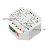 Диммер SMART-D12-DIM-PUSH-VR (12-48V, 1x6A, 2.4G) (Arlight, IP20 Пластик, 5 лет)