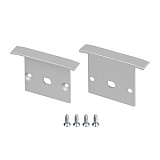 Заглушка LINIA25-F с отверстием (Arlight, Алюминий)