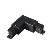 Соединитель угловой 90° с переключением (левый/правый), черный, Master Track