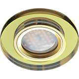  Ecola MR16 DL1650 GU5.3 Glass Стекло Круг Золото / Золото 25x95