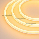 Образец Гибкий неон GALAXY-1608-5000CFS-2835-100 12V Yellow 0.5M (16x8mm, 12W, IP67) (Arlight, 12 Вт/м, IP67)